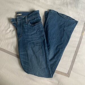 Levi's Women's 726 High Rise Flare Jeans - Medium Indigo